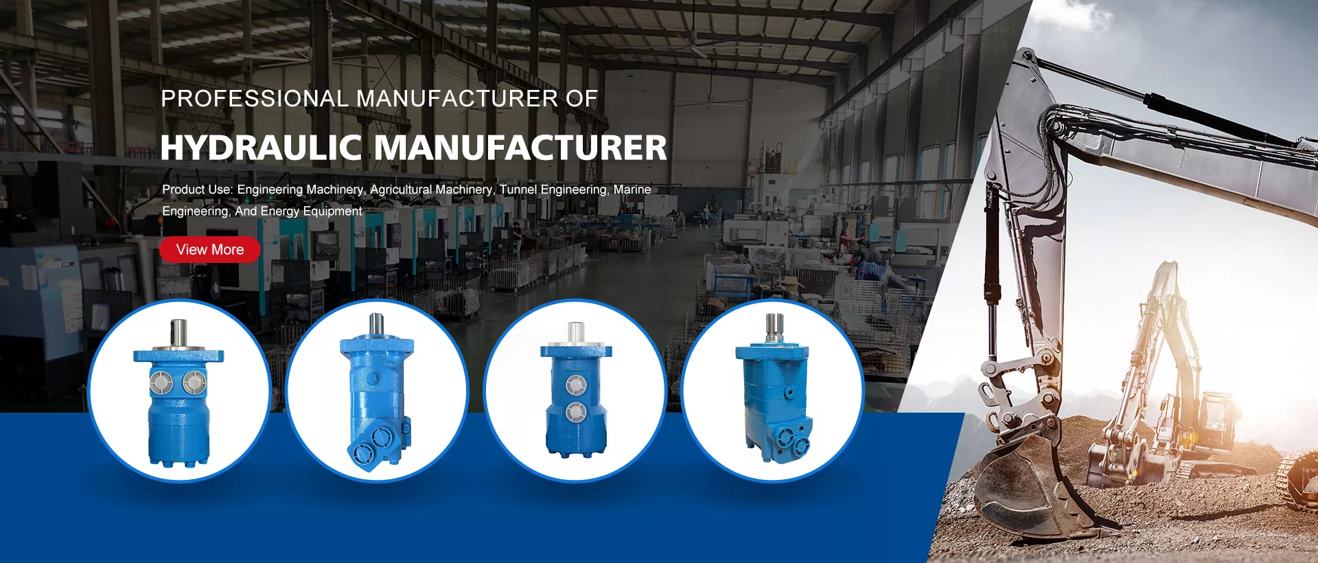 China Hidrouliese Motors Vervaardiger