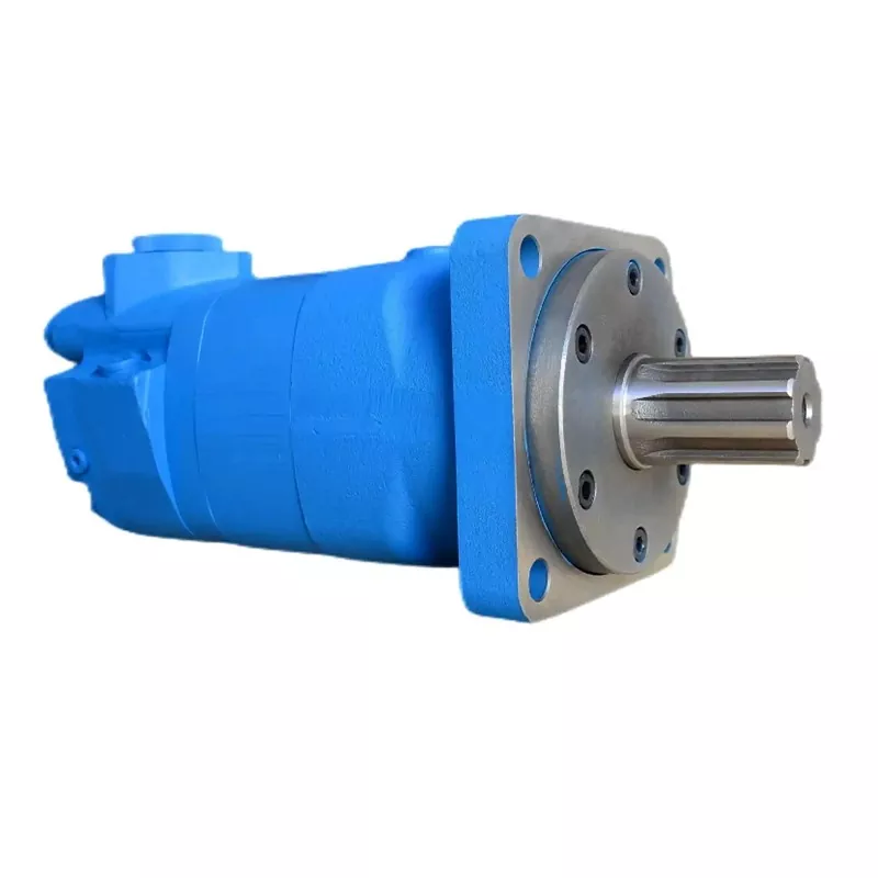 Hydrauliese masjinerie met kraan