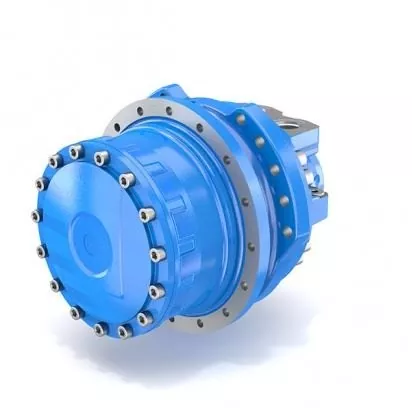Skyfklep spoor-tipe hidrouliese motors