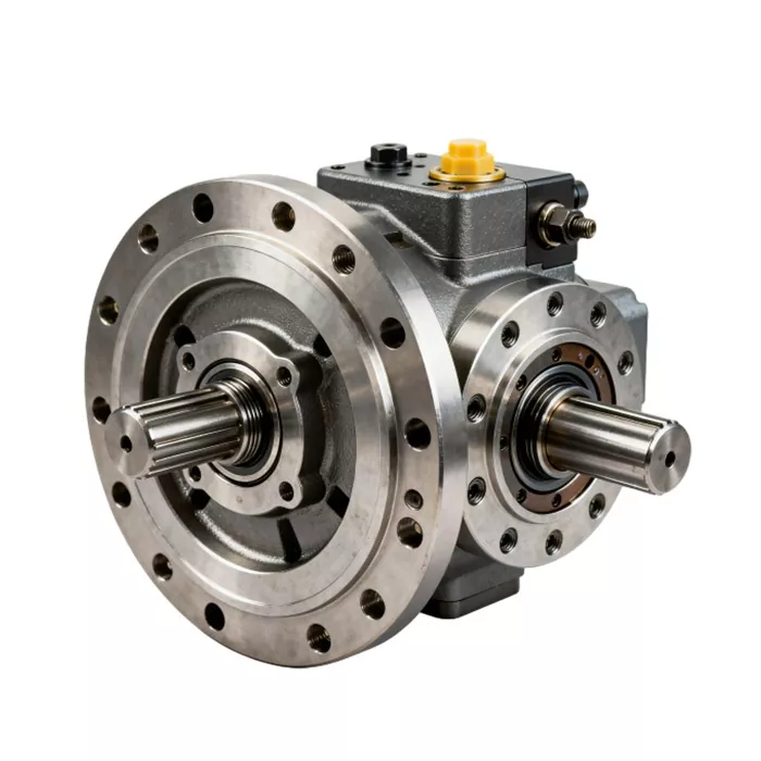 Wielmotor met spoelklep